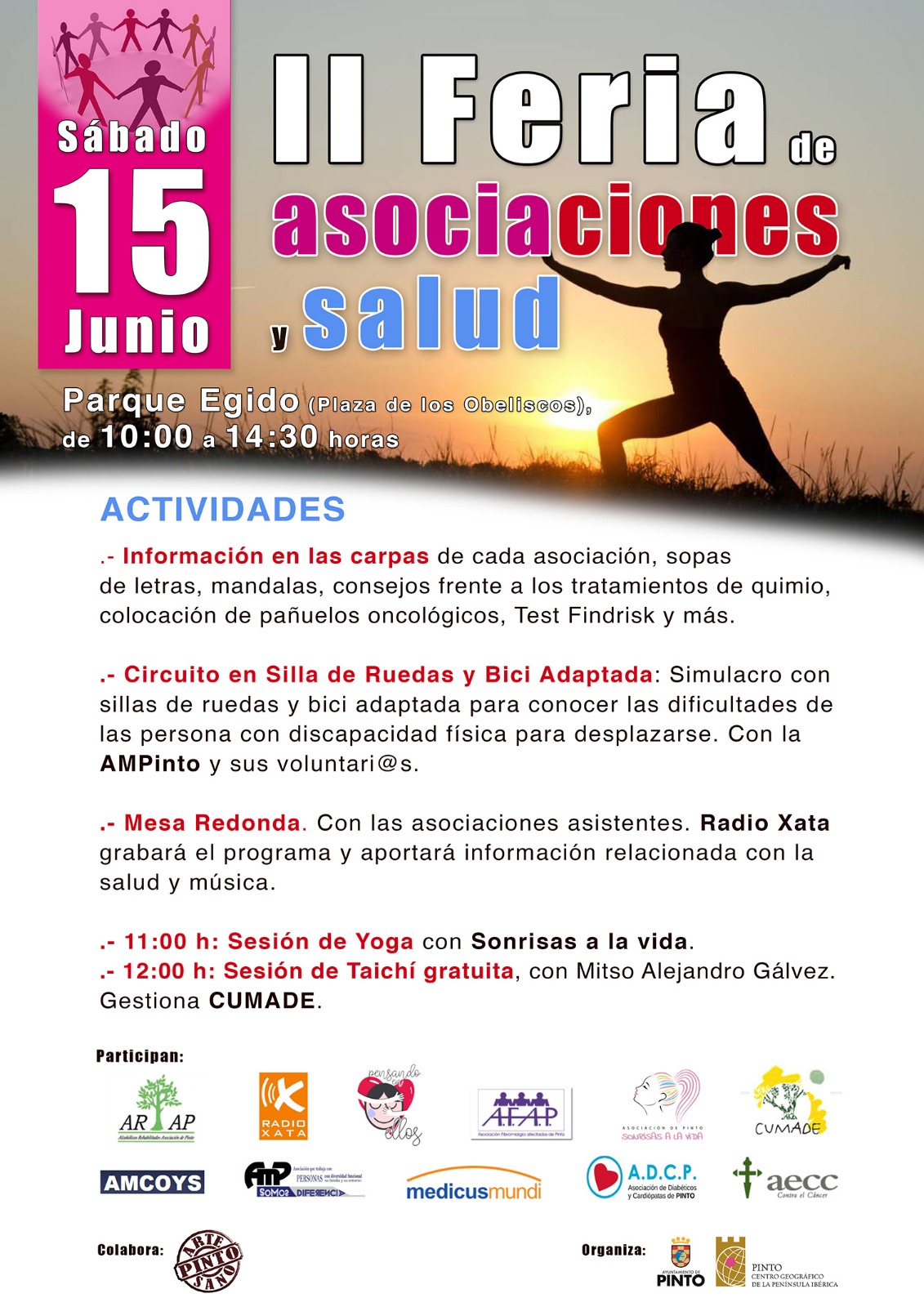 Radio XATA = Activo de SALUD en la II Feria de Asociaciones y Salud