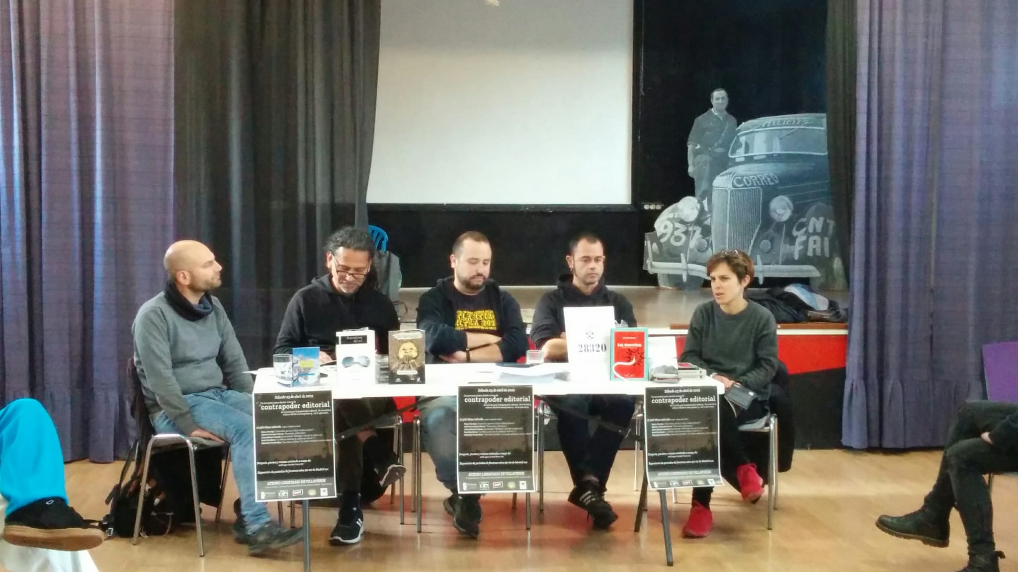 Charla sobre contrapoder editorial desde el Ateneo Libertario de Villaverde