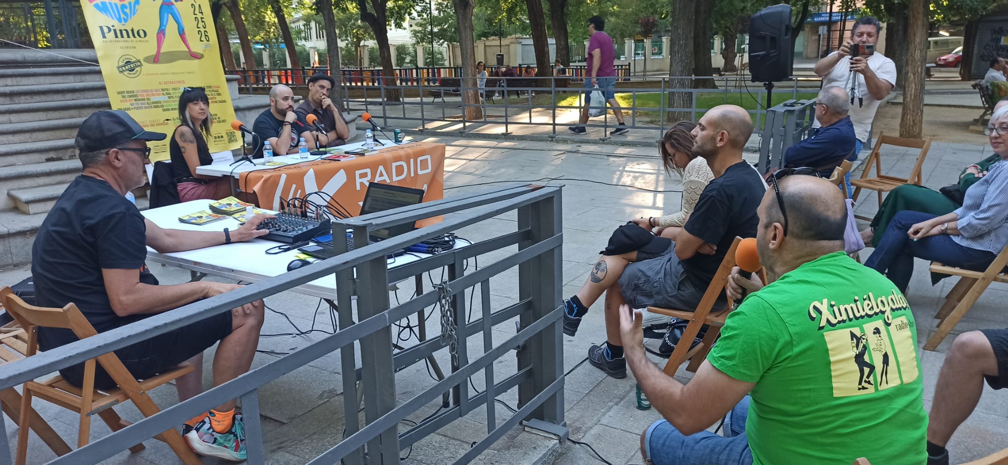22 de junio: música con causa, charla-programa en directo desde el parque del Egido