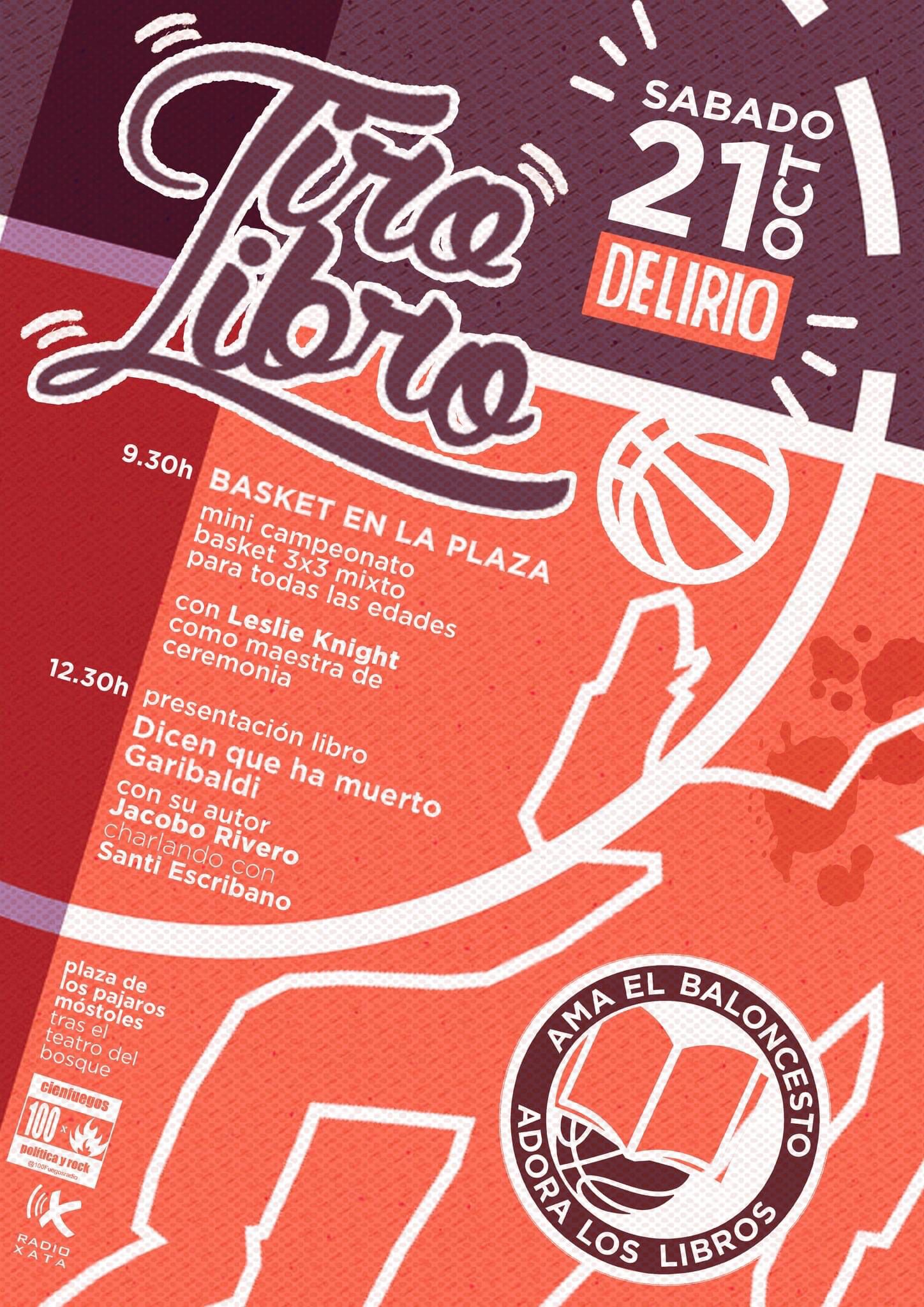 Tiro libro: baloncesto, literatura y radio con «Dicen que ha muerto Garibaldi»
