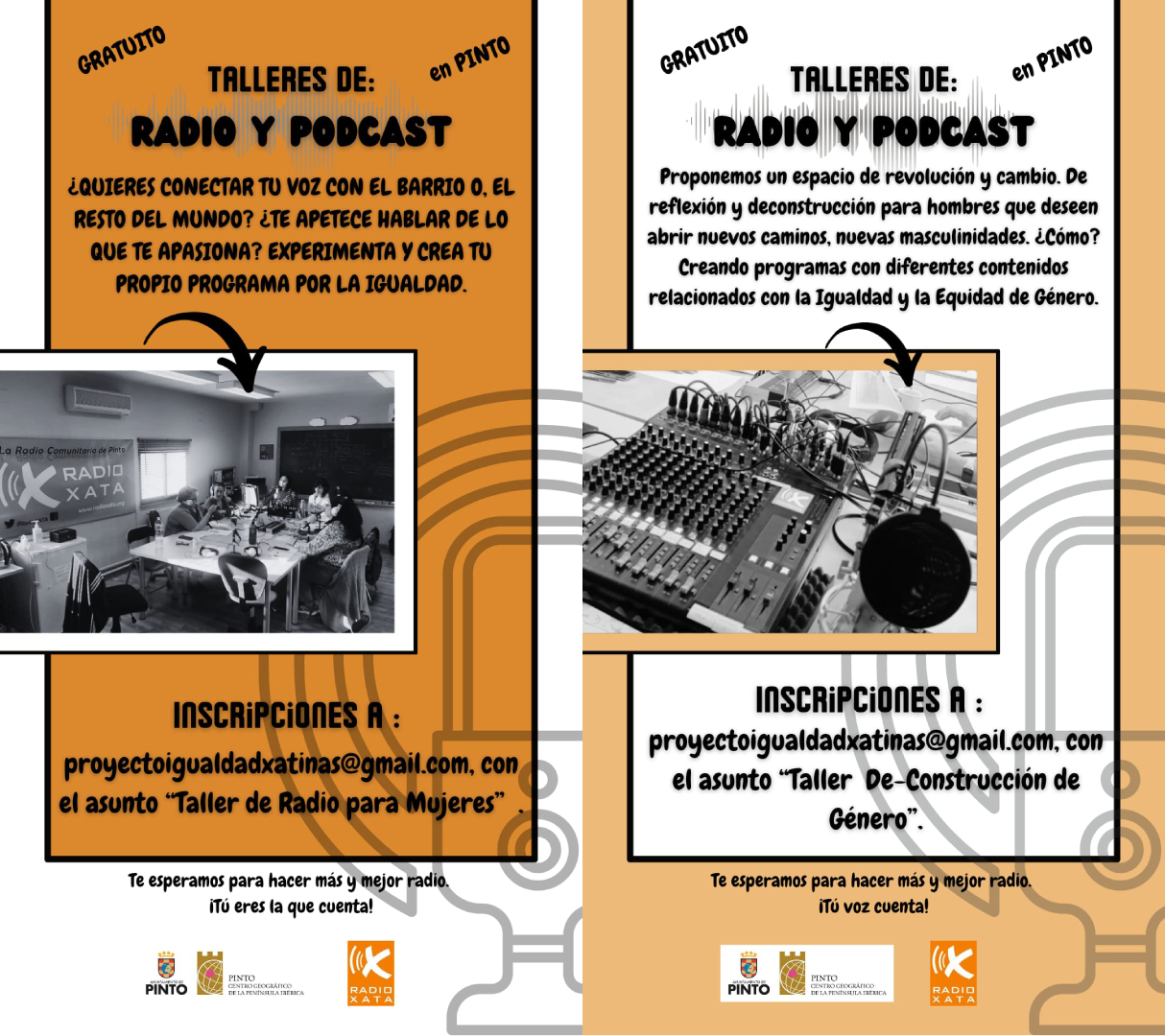 Talleres de radio y podcast por la igualdad