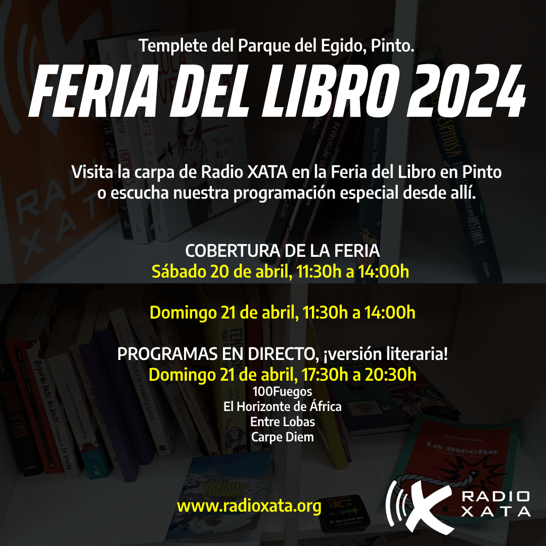 En la Feria del Libro de Pinto (20 y 21 de abril)