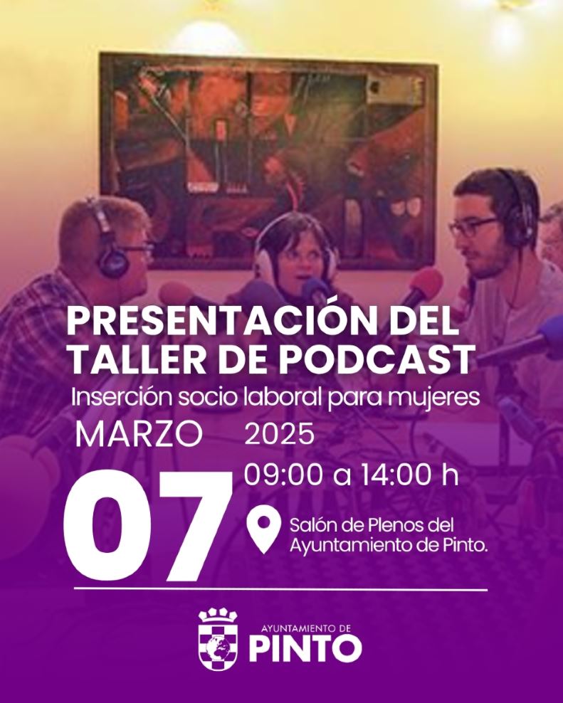 8M Presentación del podcast como vía de inserción sociolaboral para mujeres de baja empleabilidad.