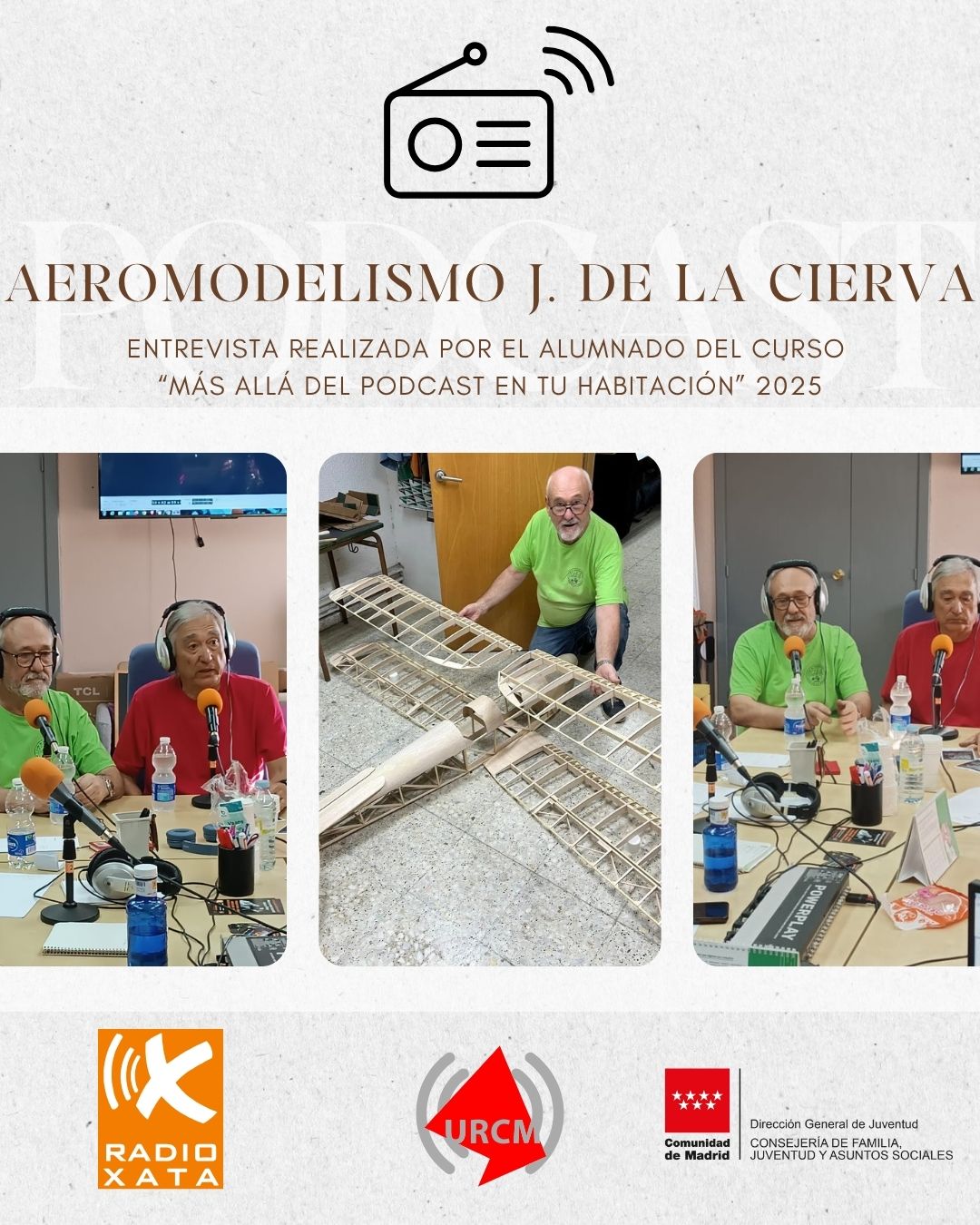 El Club de Aeremodelismo «Juan de la Cierva», en Radio XATA