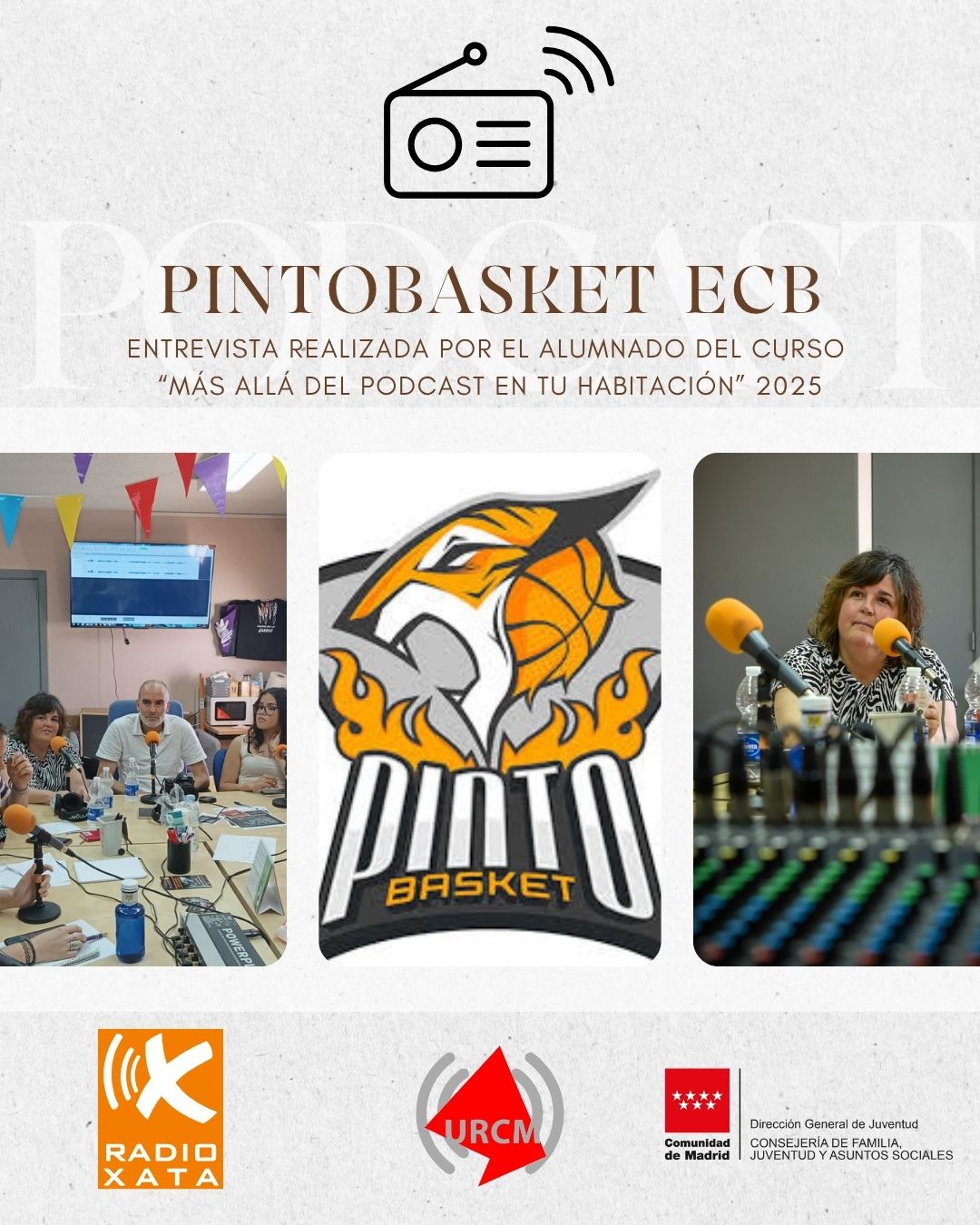 Pintobasket ECB en Radio XATA
