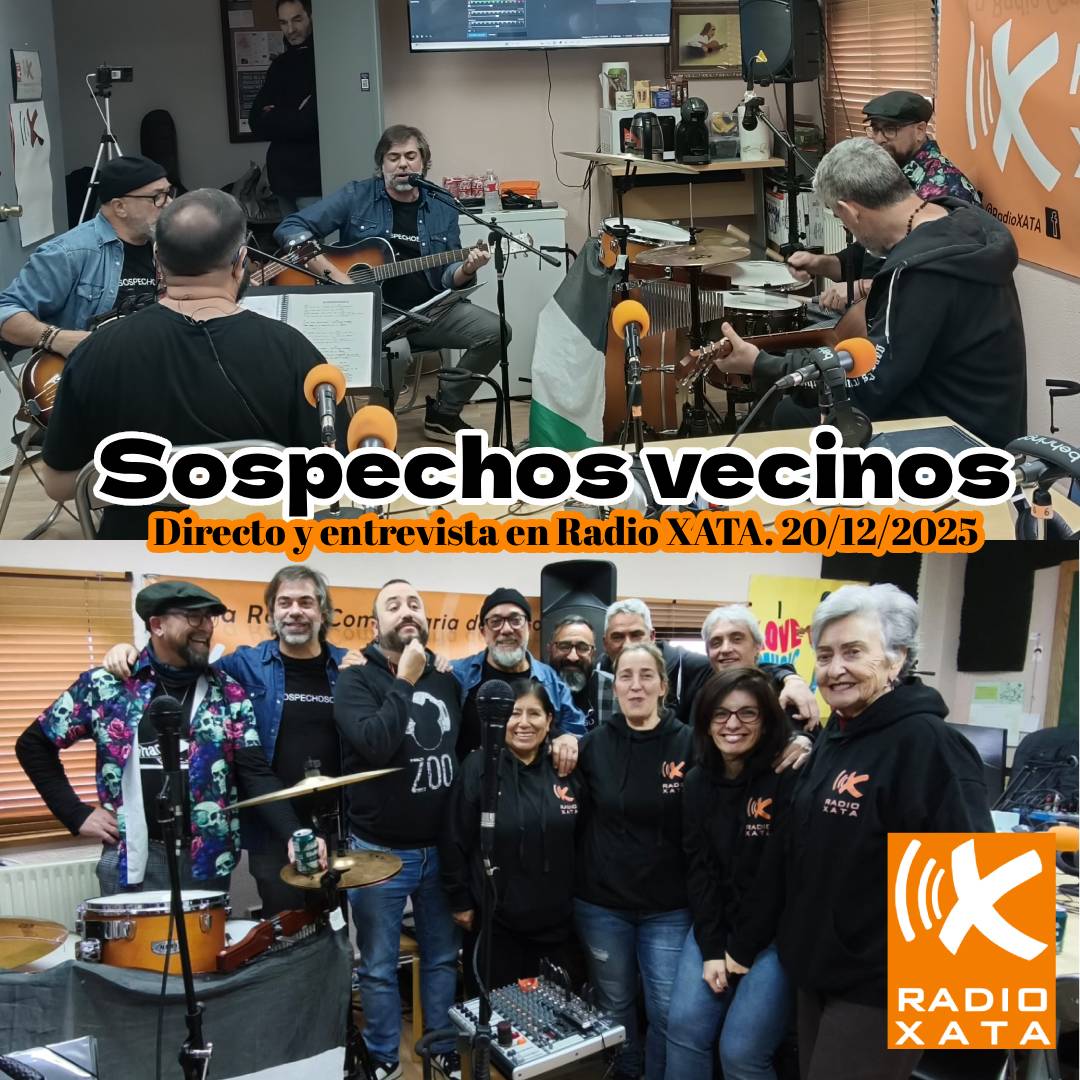 Sospechosos vecinos, música #HechaEnPinto en vivo en Radio XATA