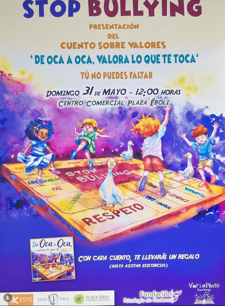 Radio XATA en la presentación del nuevo libro solidario de VarioPinto el 31 de mayo